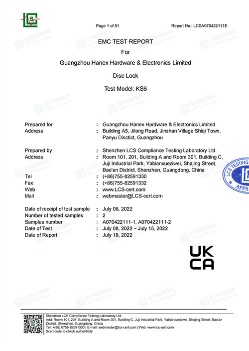 LCSA070422111E-EMC UKCA Report-AC